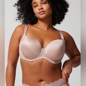 Soma stunning support smooth full coverage pink tan bra womens plus size 32DD